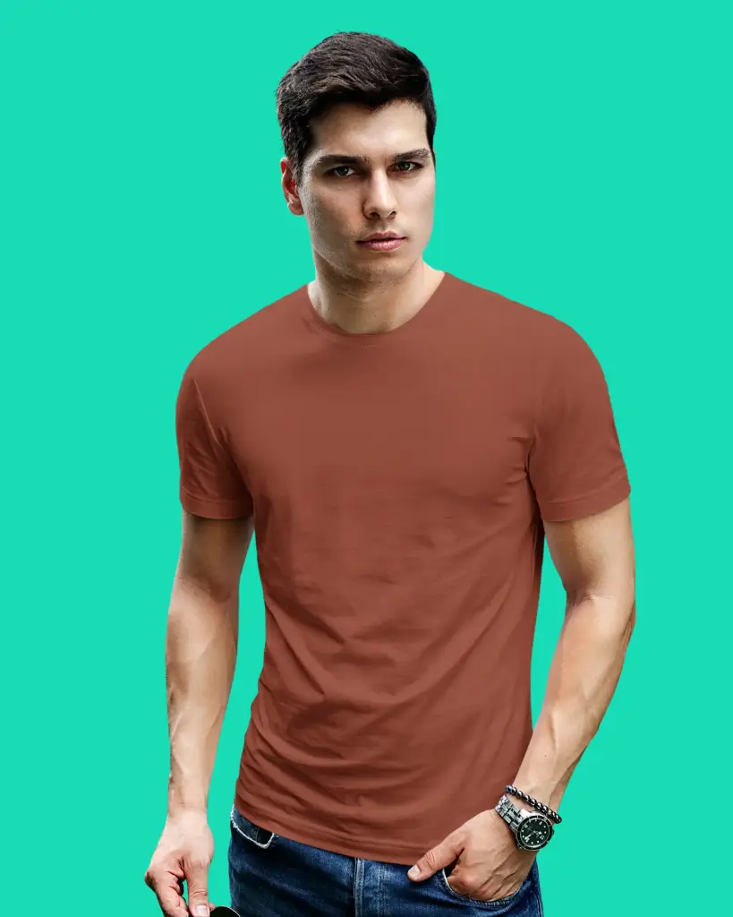 Men's Brick Red T-Shirt