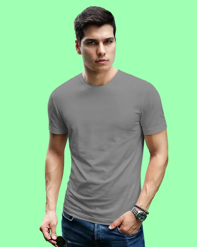 Men's Charcoal Melange T-Shirt